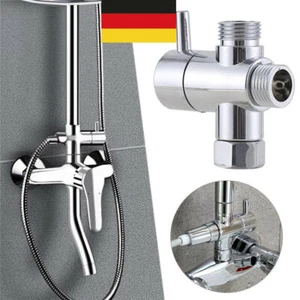 3-Wege Dusche Kopf Umsteller Umstellventil Umschalter Umschaltventil G 1/2'' DE - Picture 1 of 12