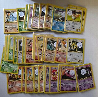 1st EDITION GYM CHALLENGE SINGLES YOU PICK UNCOMMON/COMMON ALL CARDS NEAR MINT