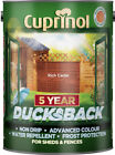 Cuprinol 5 Year Ducksback Garden Shed & Fence Paint 5L All Colours