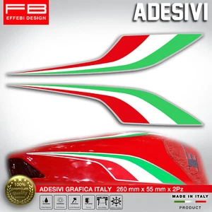 Adhesivos Stickers Pegatinas Moto Rasguño Italia Bandera Codón Ducati Aprilia Mv - Imagen 1 de 1