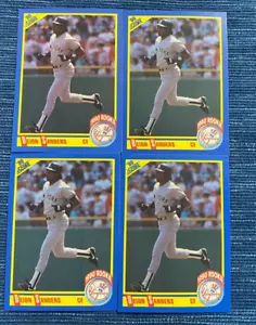 Lotto 4 carte Deion Sanders 1990 Score Rookie Yankees Card # 586 RC Prime Time - Foto 1 di 1