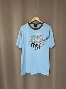 Dolce Gabbana Hawaii Vintage T-Shirt Mens Size M/L or 52 Logo Print Short Sleeve - Picture 1 of 19