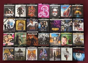 4k blu-ray lot you choose with slipcovers and steelbooks - Picture 1 of 3