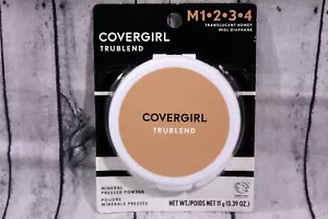 CoverGirl TruBlend Mineral Pressed Powder M1.2.3.4 Translucent Honey 0.39 oz New - Picture 1 of 7