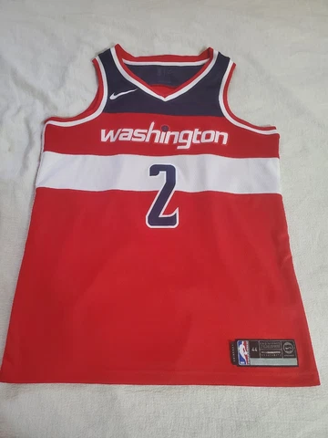 Men's Medium (44) Nike Swingman Washington Wizards John Wall #2 NBA Home Jersey Cover