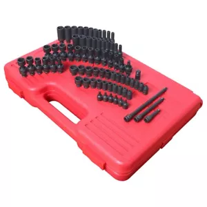 Sunex Tools 1874 74 Piece 1/4" Drive Master SAE and Metric Socket Set - Foto 1 di 1
