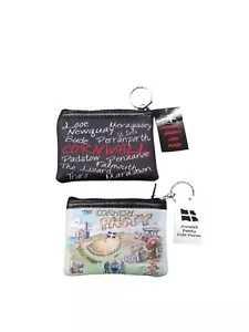 CORNISH SMALL COIN PURSE THE CORNISH PASTY CORNWALL TOWNS GRAFFITI WALLET - Picture 1 of 6