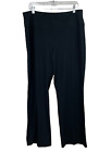 J. Jill Wearever Collection Pants Womens Large Smooth Fit Carely Boot Cut Black