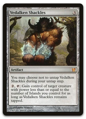 Vedalken Shackles #218 (NM) Modern Masters MMA Magic MTG - Image 1 of 2