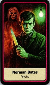 2025 Zendecks Horror art NORMAN BATES card Free Ship - Picture 1 of 2
