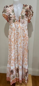 Jaase Floral Boho Maxi Dress, Size XL, BNWT - Picture 1 of 12