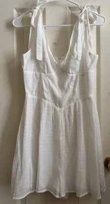 LA Hearts White Romper Small NWT - Image 1 of 4