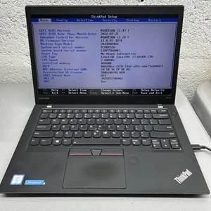 Lenovo Thinkpad T470s Intel Core i7-6600U, 2.60 Ghz, . Nossd/Ram - Picture 1 of 5
