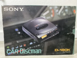 Reproductor de CD portátil Sony D180K Discman de colección en caja (D-180K) nuevo caja abierta  - Imagen 1 de 22