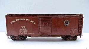 HO Pre-War Craftsmen Built Northern Pacific Wood & Paperboard 40' Boxcar LowShip - Picture 1 of 6