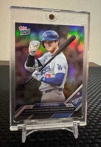 TOPPS NOW 2024 Shohei Ohtani Card 351 Rainbow Foil SP Dodgers Rare - Picture 1 of 7