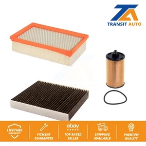 Air Cabin Engine Cartridge Oil Filters (3 Total) Kit For Buick Encore Chevrolet - Picture 1 of 1
