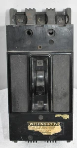 Used Westinghouse FA3015 3-Pole 15A AB De-Ion Circuit Breaker  1222032 Bolt-On - Picture 1 of 9