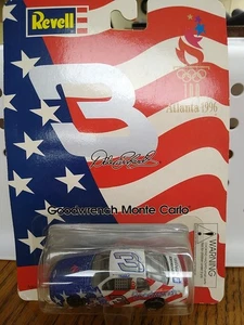 Vintage Revell Diecast 1996 Olympics Atlanta Dale Earnhardt Red White Blue NEW - Picture 1 of 6