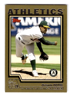 2004 Topps Traded & Rookies #T22 Octavio Dotel Gold #/2004 Oakland Athletics Foto 1 de 2