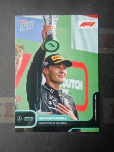 2022 Topps Now F1 George Russell -Highest Finish of the Season #054 - Picture 1 of 2