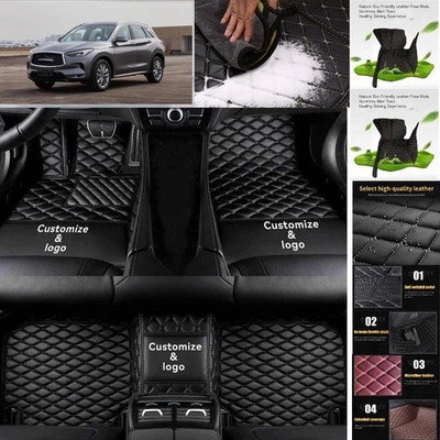 For Infiniti QX56 Car Floor Mats Waterproof Auto Custom Liner Carpets PU Leather - Изображение 1 из 4