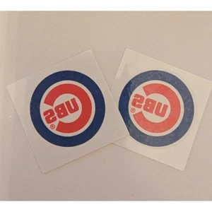 Logo Chicago Cubs. Due tatuaggi temporanei ottimi per giornata di gioco e playoff 1 1/8" - Foto 1 di 3