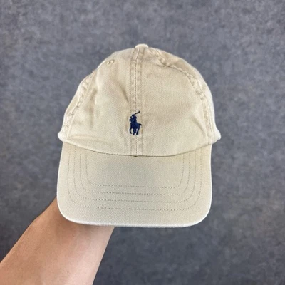 Ralph Lauren Polo Sombrero Gorra Correa Espalda Beige Poni Logo 2T-4T Niños Niños Jóvenes Foto 1 de 4