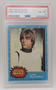 Star Wars Luke Skywalker #1 1977 PSA EX-MT 6 - Imagen 1 de 2