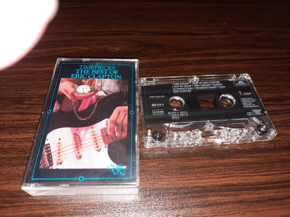 ERIC CLAPTON - TIMEPIECES - THE BEST OF ERIC CLAPTON  CASSETTE TAPE ALBUM 1982 - Image 1 of 1
