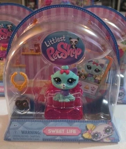 Littlest Pet Shop LPS Wave 4 Gen 7 G7 Sweet Life Teal Cat TOTALMENTE NUEVO - Imagen 1 de 3