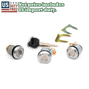 Door Lock Fuel Lid Lock Set fits Toyota Hilux 72-78 N20 RN22 RN27 RN25 LN20 LN25 - Picture 1 of 6
