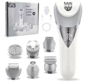 7In1 Electric Hair Removal for Women Bikini Trimmer Razor Massager Foot Callis - Picture 1 of 2