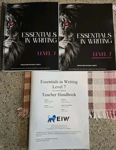 Essentials in Writing EIW Level 7 2nd ED 2023 *Student Book/Assessments/Teacher* - Picture 1 of 8