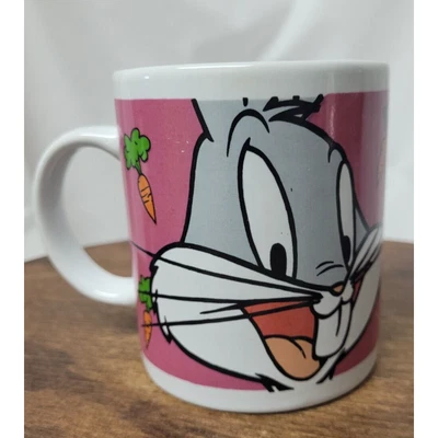 Винтажная керамическая кружка Bugs Bunny 10 унций Warner Brothers Looney Tunes 2000 - Изображение 1 из 4