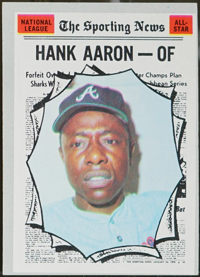 1970 Topps Baseball Hank Aaron #462 EX Foto 1 de 1