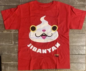 Jungen Jugend Yo-Kai Yokai Watch JIBANYAN T-Shirt rot Small - Bild 1 von 1