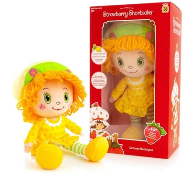 THE LOYAL SUBJECTS Strawberry Shortcake Lemon Meringue 14” Rag Doll - SCENTED - Retro Style - NEW