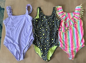 Mädchen Badeanzüge Bademode Paket Größe L 12-14 - Bild 1 von 8