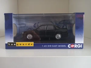 Very Rare Corgi Vanguards VA13106A Black RHD Vauxhall Cavalier Turbo Brand New - Picture 1 of 13