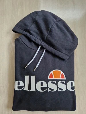 ELLESSE Hoodie Gr. L  unisex schwarz Kapuzenpullover mit Bauchtasche - Bild 1 von 4