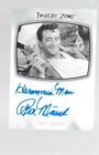 Ron Masak Twilight Zone inscription autograph card AI25 VARIATION