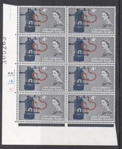 Sg 667c+d 1965 4d Lister (Ord) No Dot Cylinder With Listed Flaws UNMOUNTED MINT - Picture 1 of 1