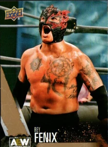 2021 Upper Deck AEW Wrestling - Gold Parallel #58 Rey Fenix - Picture 1 of 2