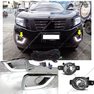 LED DRL Daytime Running Lamps&Fog Lights k Kit For Nissan Navara NP300 2015-18 - Bild 1 von 11