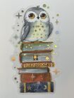 Bookish Booktok Owl Waterproof Sticker Reading Owl Vinyl Kindle Book Sticker