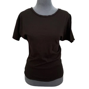 Camisa Top 500/Denim Maison Cinqcent Mujer XS Negra Dolman Manga Corta - Imagen 1 de 7