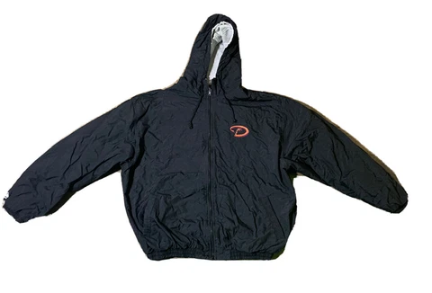 Vintage Arizona Diamondbacks Men’s Majestix Full Zip Up Hooded Jacket Size XL Cover