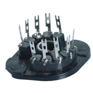 5pcs 10Pin Tube Socket Chassis Mount for EL156 EL12 EYY13 EF14 AZ12 VF14 EF12 - Picture 1 of 2