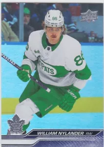 2023-24 UD..WILLIAM NYLANDER..LÁMINA DE PLATA..TARJETA # 419..HOJAS DE ARCE. ENVÍO COMBINADO - Imagen 1 de 1